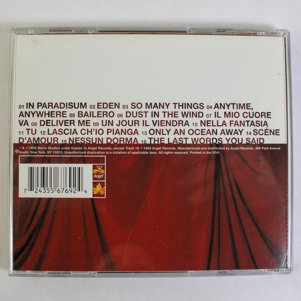 Eden by Sarah Brightman CD 1998 Angel Records Classical Club Edition