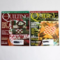 Lot of 2 McCall's Quilting Magazines October And December 2007