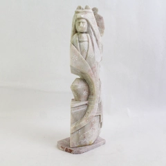Ruby's Inn Native American Carved Marble Statue 10" Tall