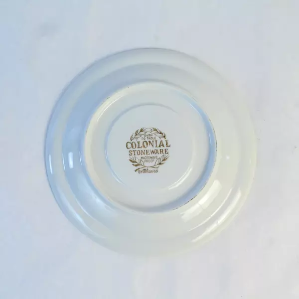 MSI Set of 6 Monterrey Colonial Stoneware Cups And 7 Saucers Japan