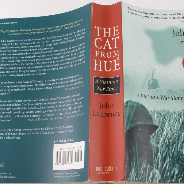 The Cat from Hue by John Laurence - Vietnam War Story Paperback Book