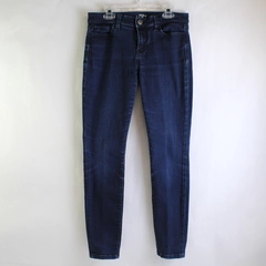 Anne Taylor Loft Super Skinny Jeans Women's 4 Petite Cotton Stretch Blend Dark