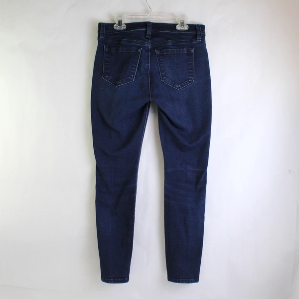 Anne Taylor Loft Super Skinny Jeans Women's 4 Petite Cotton Stretch Blend Dark