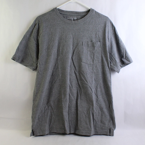 Great Northwest Clothing Company 100% Cotton Solid Gray T-Shirts Size L