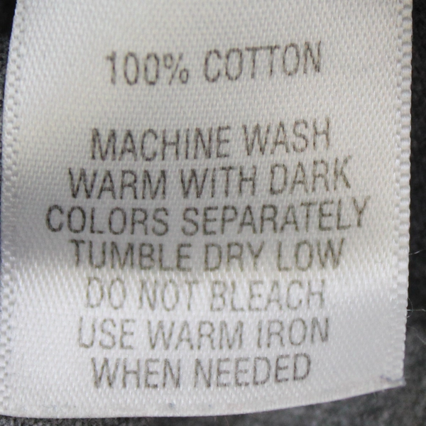 Great Northwest Clothing Company 100% Cotton Solid Gray T-Shirts Size L