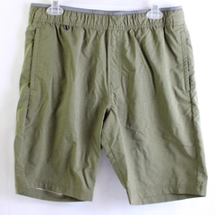 Voyager Solid Green Drawstring Bermuda Shorts Men's Size Medium