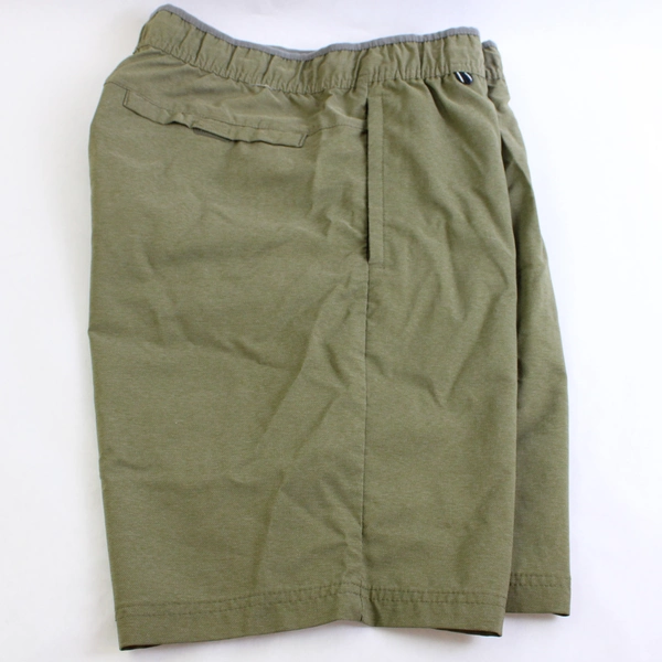 Voyager Solid Green Drawstring Bermuda Shorts Men's Size Medium