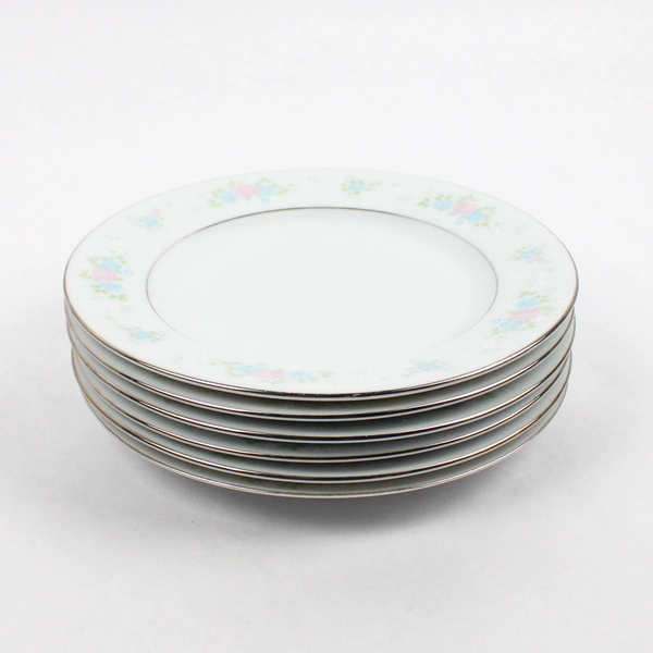 Set Of 6 China Garden Salad Plates by Prestige 7 Inch