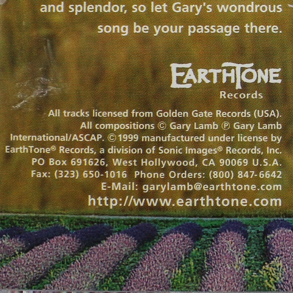 Gary Lamb Lavender Skies CD 1999 New Age Music Earthtone Records ETD7906