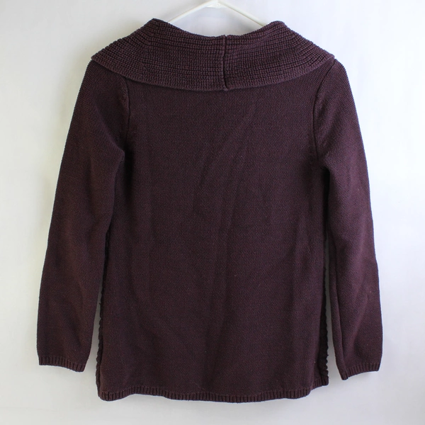 Style & Co Petite Cowlneck Purple Sweater Women's Size PS