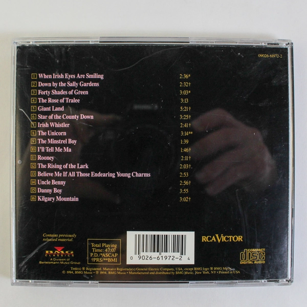 Roger Whittaker Danny Boy Irish Favorites CD 1994 RCA Victor Folk Pop Good