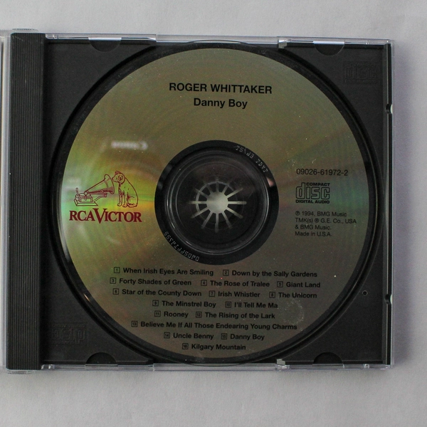 Roger Whittaker Danny Boy Irish Favorites CD 1994 RCA Victor Folk Pop Good