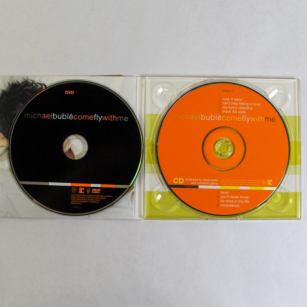 Michael Bublé Come Fly With Me CD & DVD Set 2004 Jazz Swing Big Band