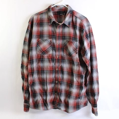 Hurley Red Black and Gray Plaid Flannel Men's Size XL