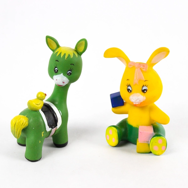 Alpha Pets Musical Baby Mobil Figures Animal Vintage 1978 Bunny Horse Toy