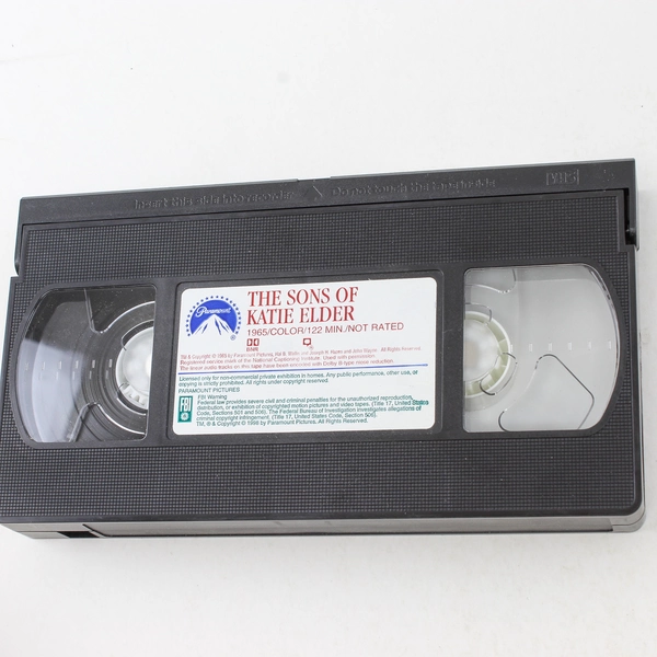 The Sons of Katie Elder VHS 1998 John Wayne Dean Martin Pre-owned Classic Film