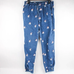 Disney Mickey and Minnie Christmas Cotton Blend Denim Joggers Women's Medium