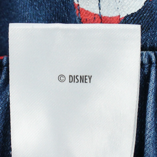 Disney Mickey and Minnie Christmas Cotton Blend Denim Joggers Women's Medium