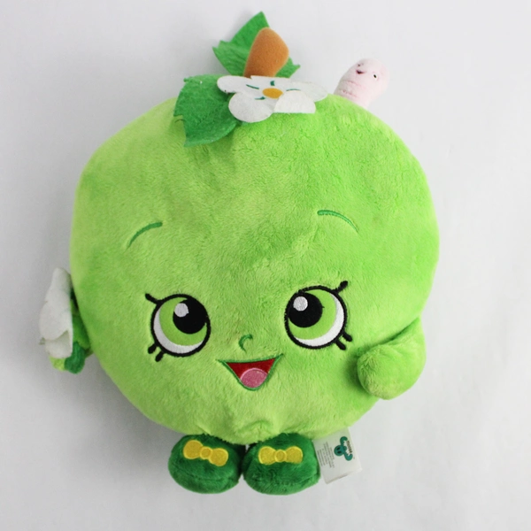 Moose Shopkins Green Apple Blossom 10” Plush Toy Stuffed Animal Fruit C16843