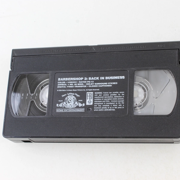 Barbershop 2 Back in Business VHS 2004 Ice Cube Cedric The Entertainer