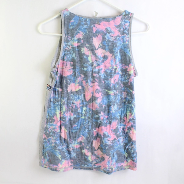 Ideology Gray Sleeveless Tank Top Working Out Is My Escape Women's Sz S