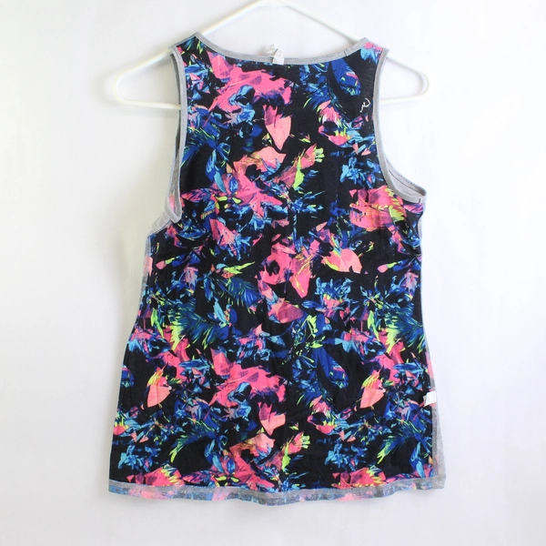 Ideology Gray Sleeveless Tank Top Working Out Is My Escape Women's Sz S