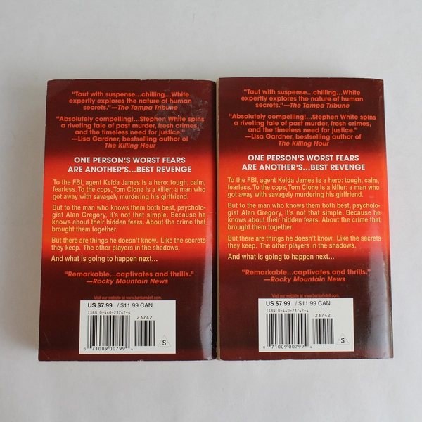 Lot of 2 The Best Revenge by Stephen White 2003 Paperback Good Condition