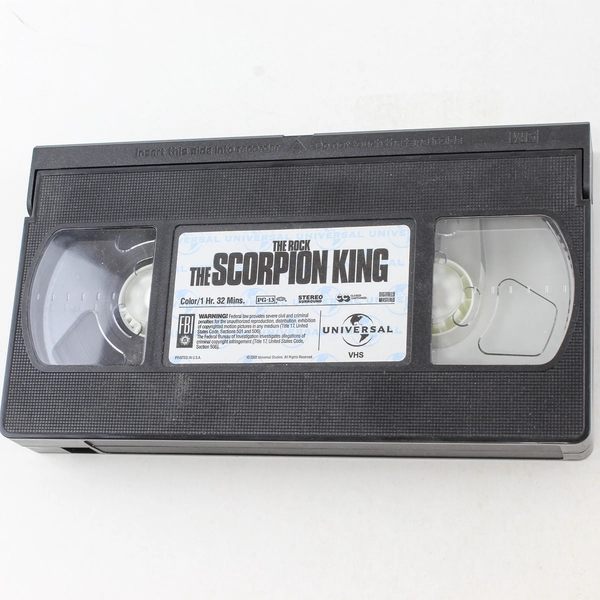 The Scorpion King VHS 2002 The Rock Johnson Action PG-13 Pre-Owned Good Cond