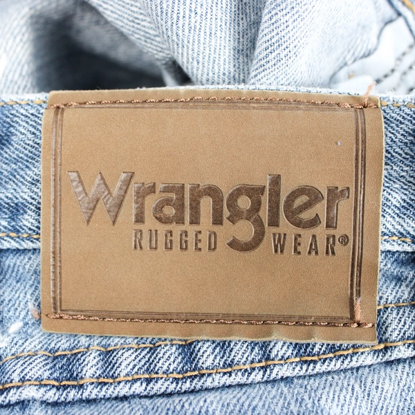 Wrangler Straight Jeans Men's W40 L29 Blue 100% Cotton