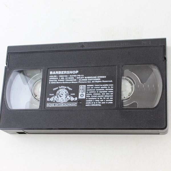Barbershop VHS 2002 Ice Cube Comedy MGM Pre-Owned Tape - Good Condition