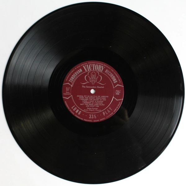 SIGNED Serenaders Quartet On Wings of Song Vinyl Zondervan Publishers