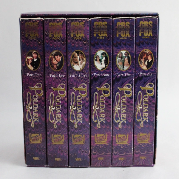 Poldark Season 2 Boxed Set of 6 VHS Tapes 1994 Historical Drama