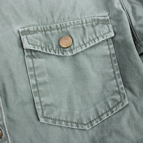 Forever 21 Army Green Snap Button Jacket Women's Size Medium