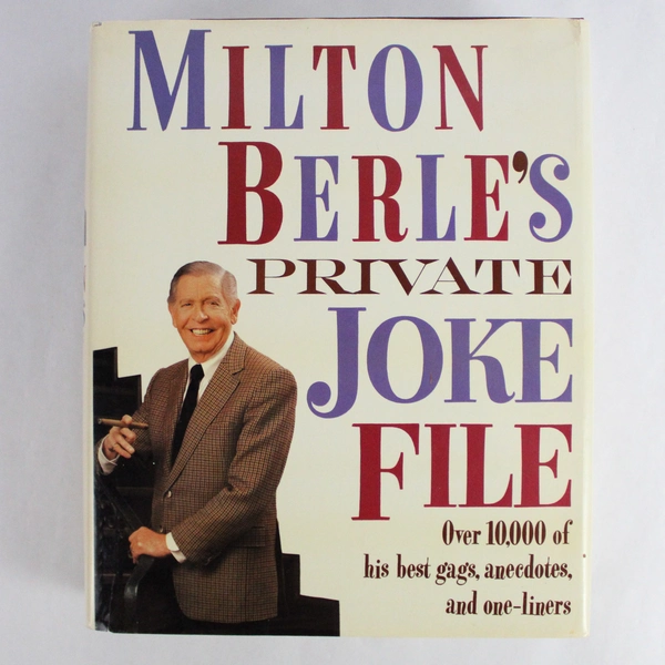 Milton Berle's Private Joke File by Milton Berle 1989 HC Dust Jacket 1st Edition