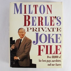 Milton Berle's Private Joke File by Milton Berle 1989 HC Dust Jacket 1st Edition