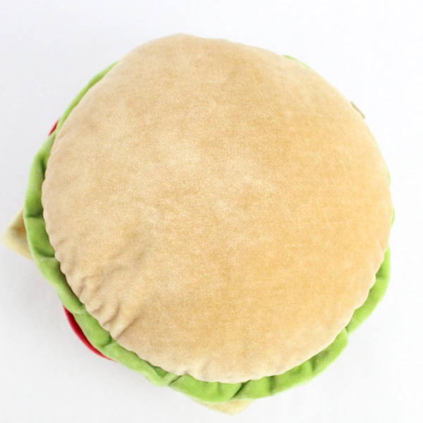 Vintage Hamburger Plush from Arte Model Soft Fabric Toy with Face