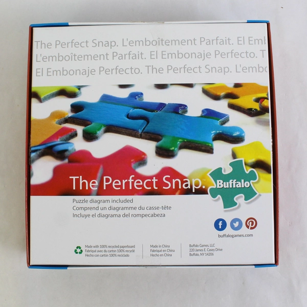 Buffalo Puzzle 1000 Piece Jigsaw Hautman Brothers Quiet Fire Tiger Complete