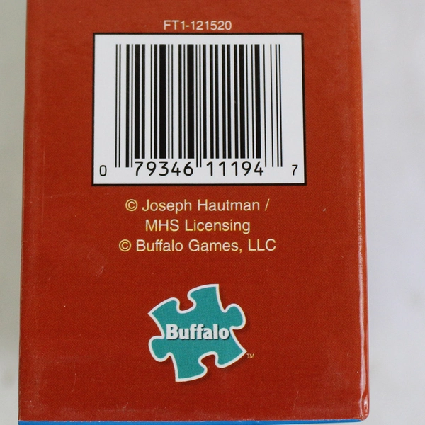 Buffalo Puzzle 1000 Piece Jigsaw Hautman Brothers Quiet Fire Tiger Complete