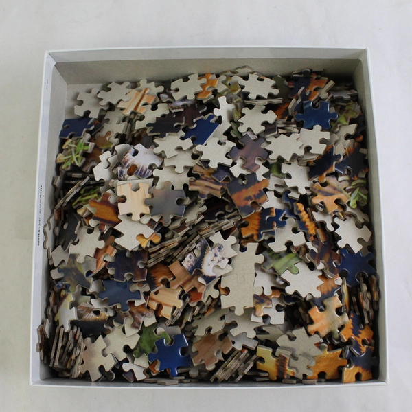 Buffalo Puzzle 1000 Piece Jigsaw Hautman Brothers Quiet Fire Tiger Complete