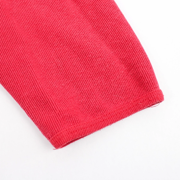 Classic Elements Red Long-Sleeved Henley Top Women's Size 2XL