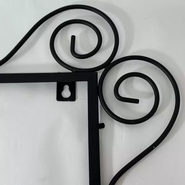 Ornate Wrought Iron Frame For Mirrors or Pictures 22 x 22 Inches