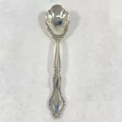 Vintage International Deep Silver Angelique 6” Sugar Spoon 6 Inch