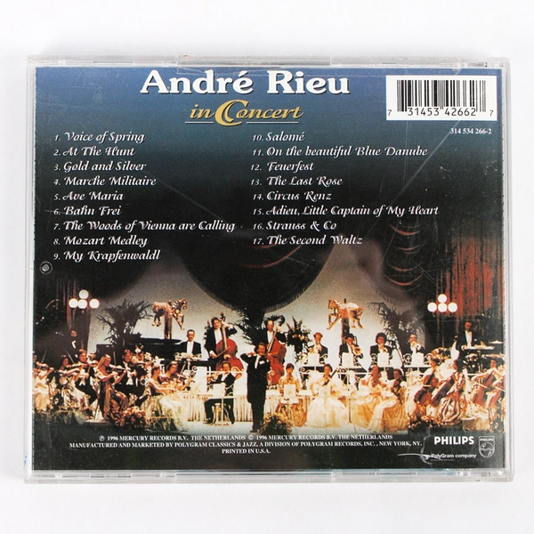 Andre Rieu In Concert Music CD 1996 Philips