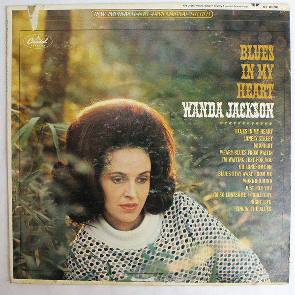 Blues In My Heart Vinyl Record By Wanda Jackson Capitol Records 1965