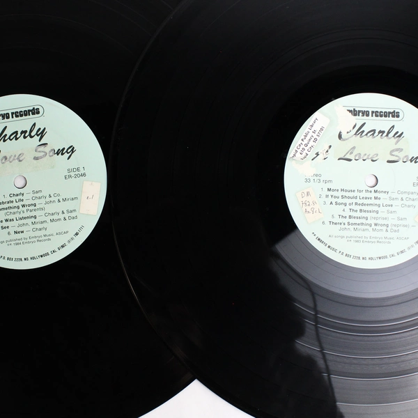 CHARLY A Love Song Music by Lex De Azevedo Two Disc Set Embryo Records 1984