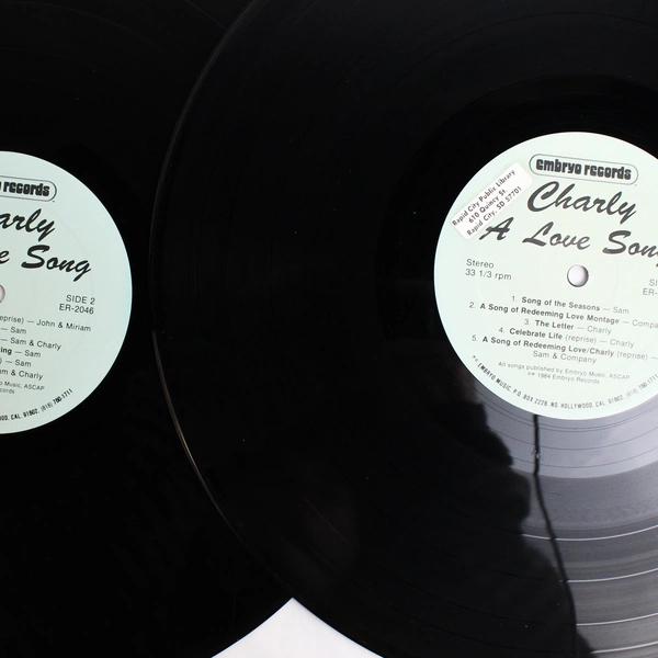 CHARLY A Love Song Music by Lex De Azevedo Two Disc Set Embryo Records 1984