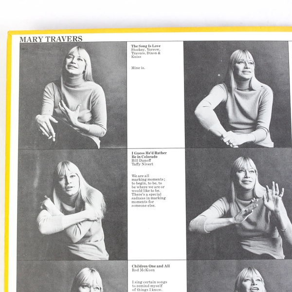 Mary by Mary Travers Vinyl 1971