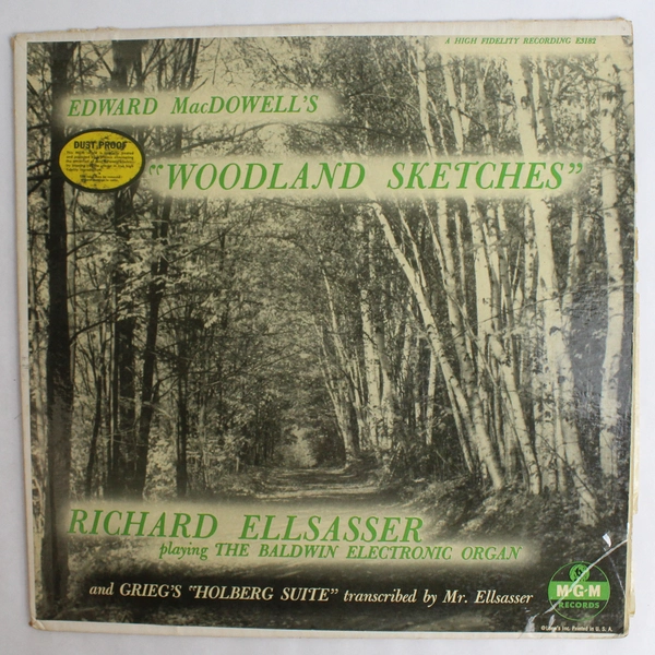 MacDowell's Woodland Sketches and Grieg's Holberg Suite MGM Records Vinyl