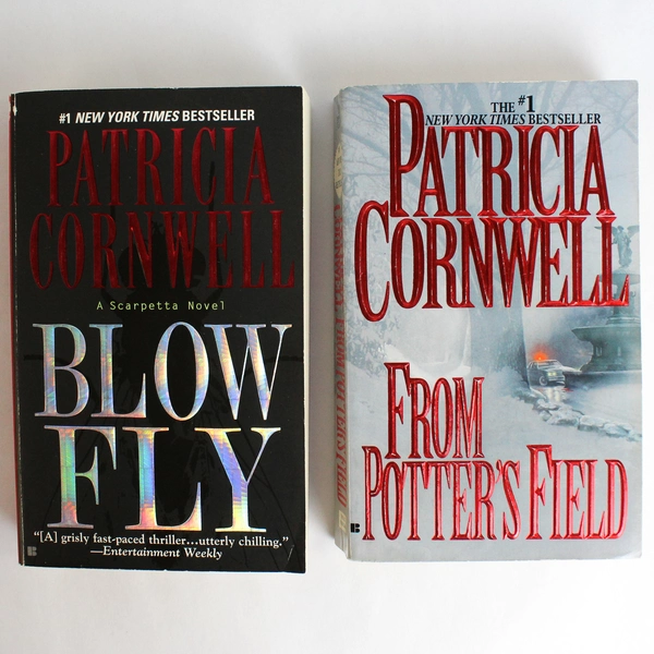 Lot of 2 Patricia Cornwell Books Blow Fly and From Potter's Field