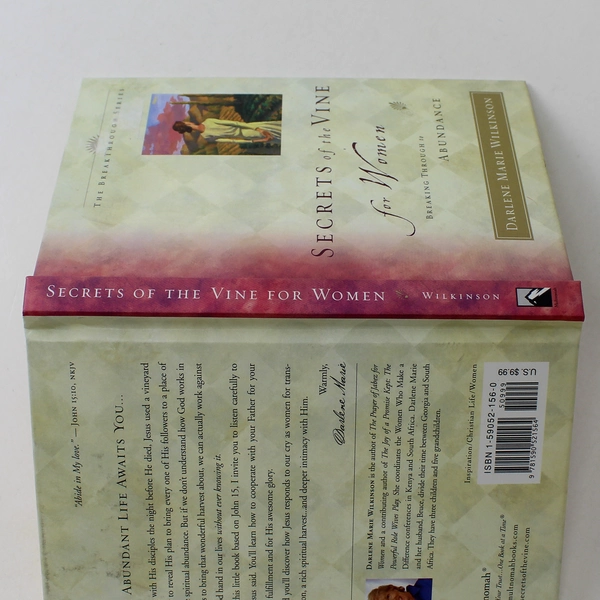 Secrets of the Vine for Women Breaking Through to Abundance Wilkinson 2003 PB